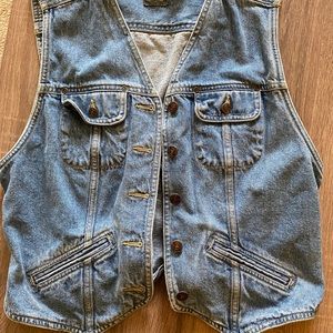Vintage denim vest